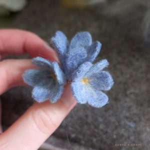 Needle Felt Forget-me-not Tutorial